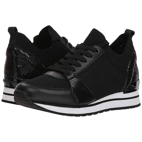 michael kors black sneakers women's.